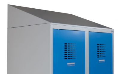 Négy rövidajtós öltözőszekrény